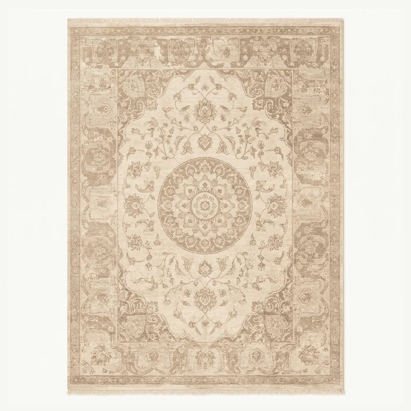 Traditional Medallion Pattern Area Rug