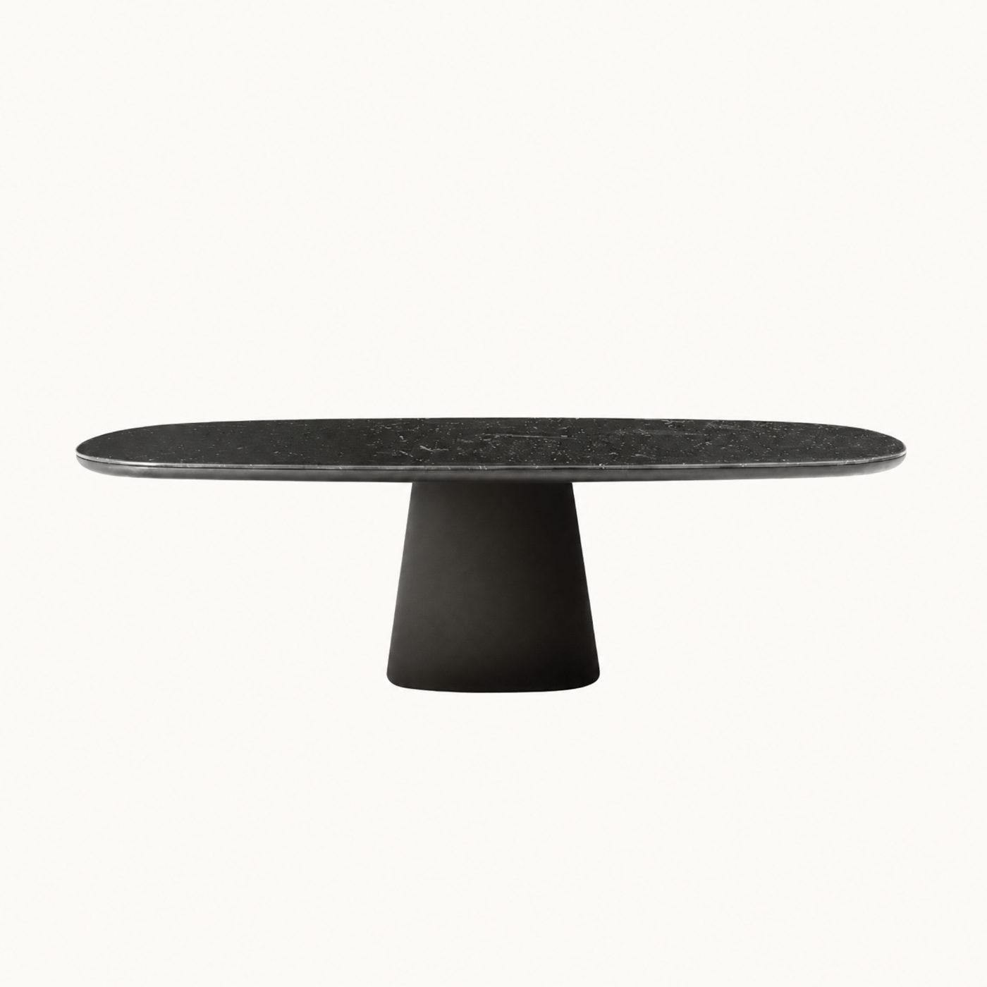 Oval Stone Dining Table Pedestal Base