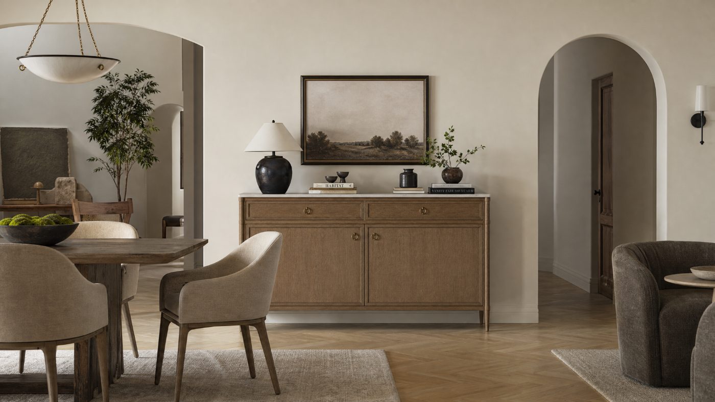 Stone Sideboards in a modern room