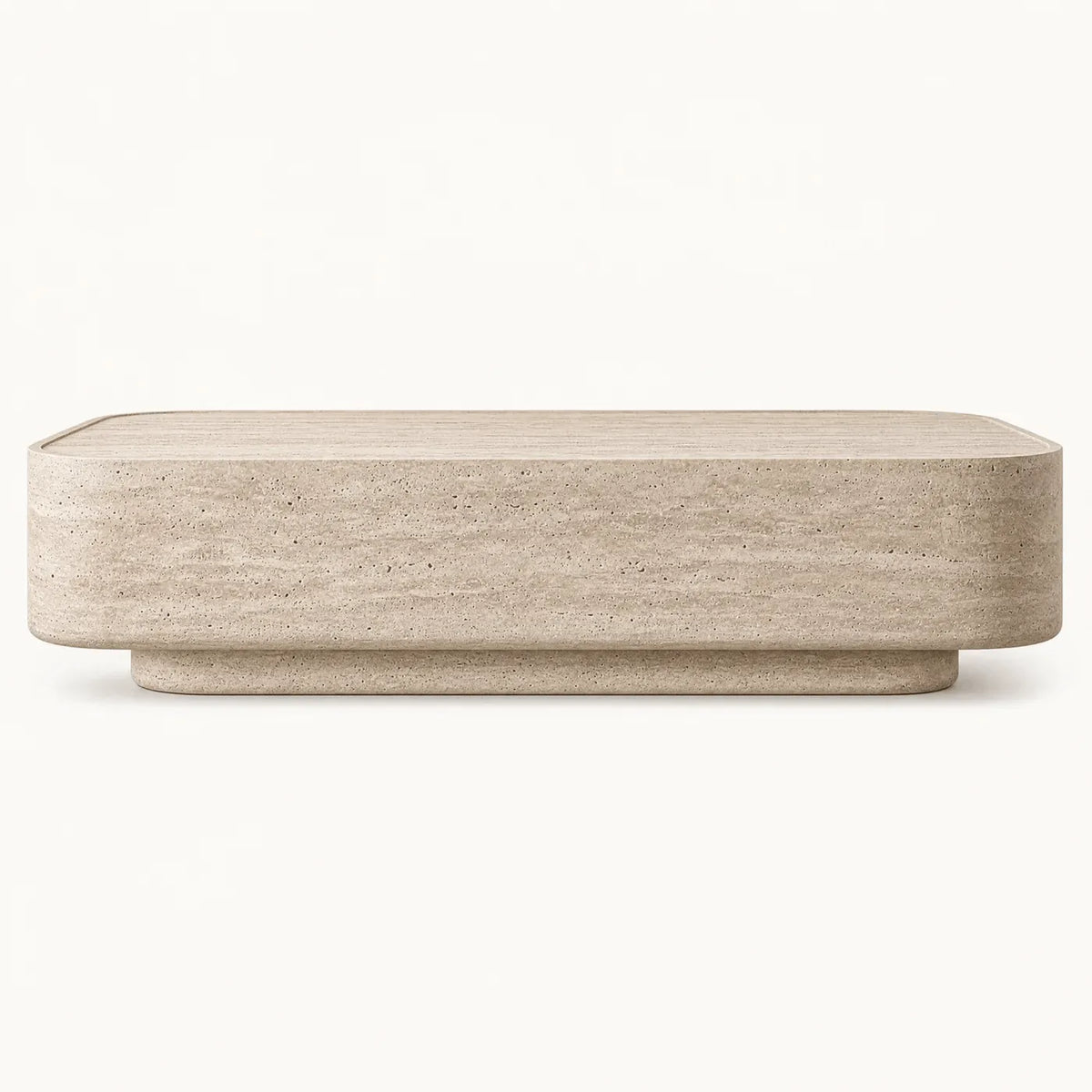 Massimo Travertine Coffee Table