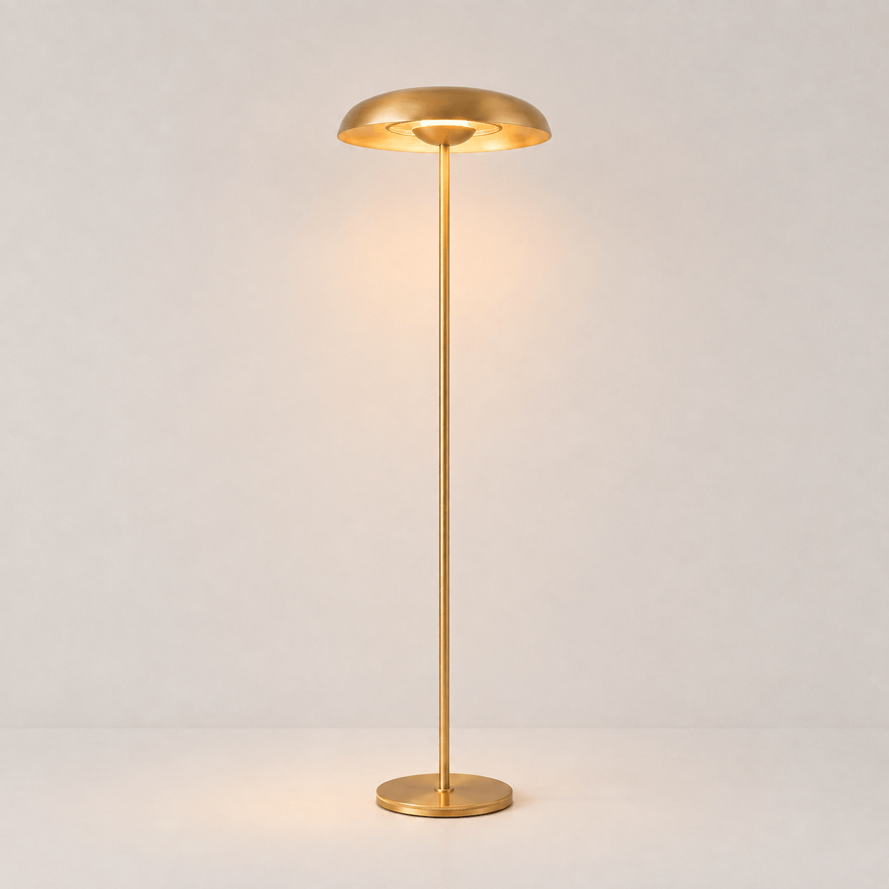 Brass Arc Floor Lamp