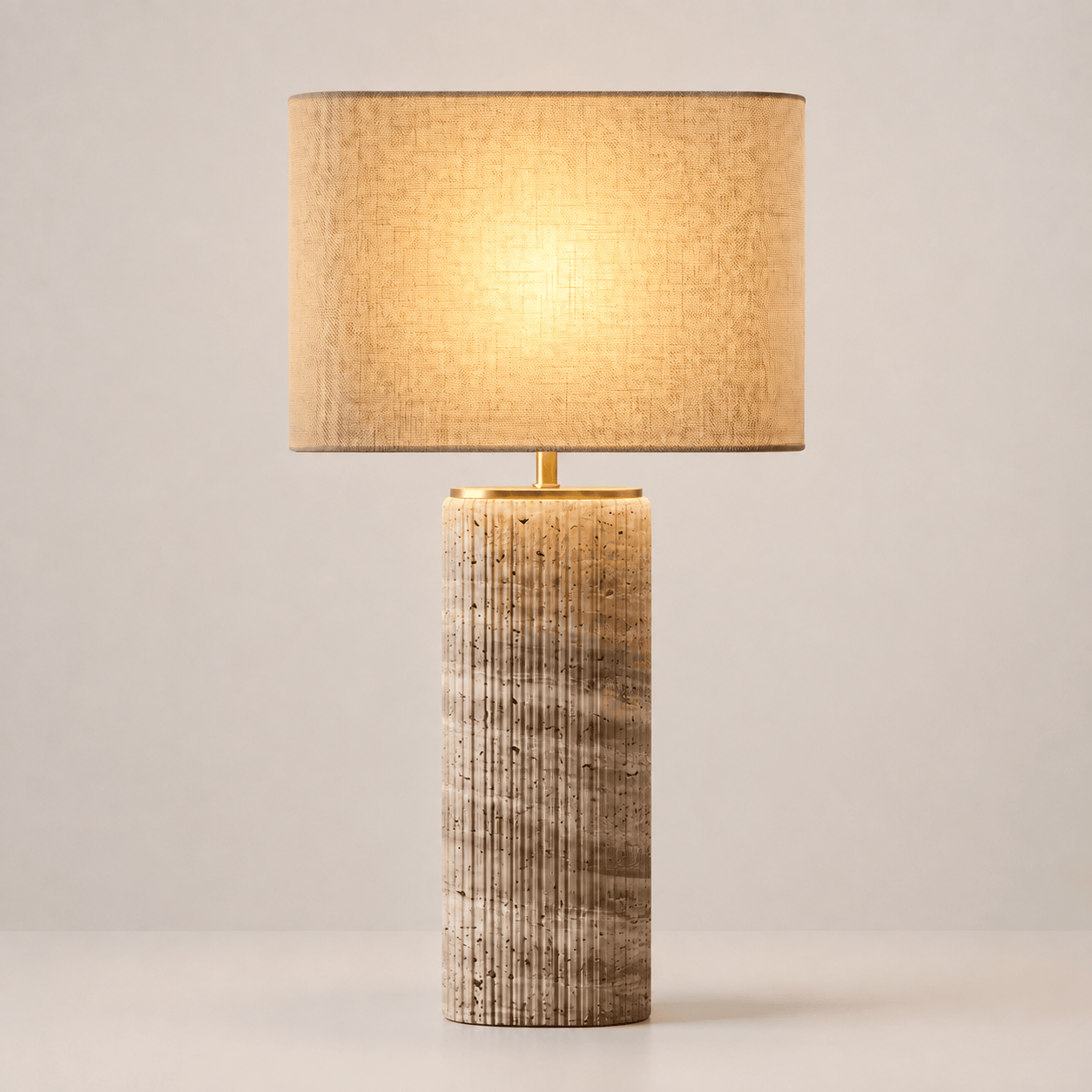 Linen Shade Floor Lamp