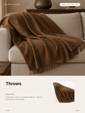 Throws brochure cover