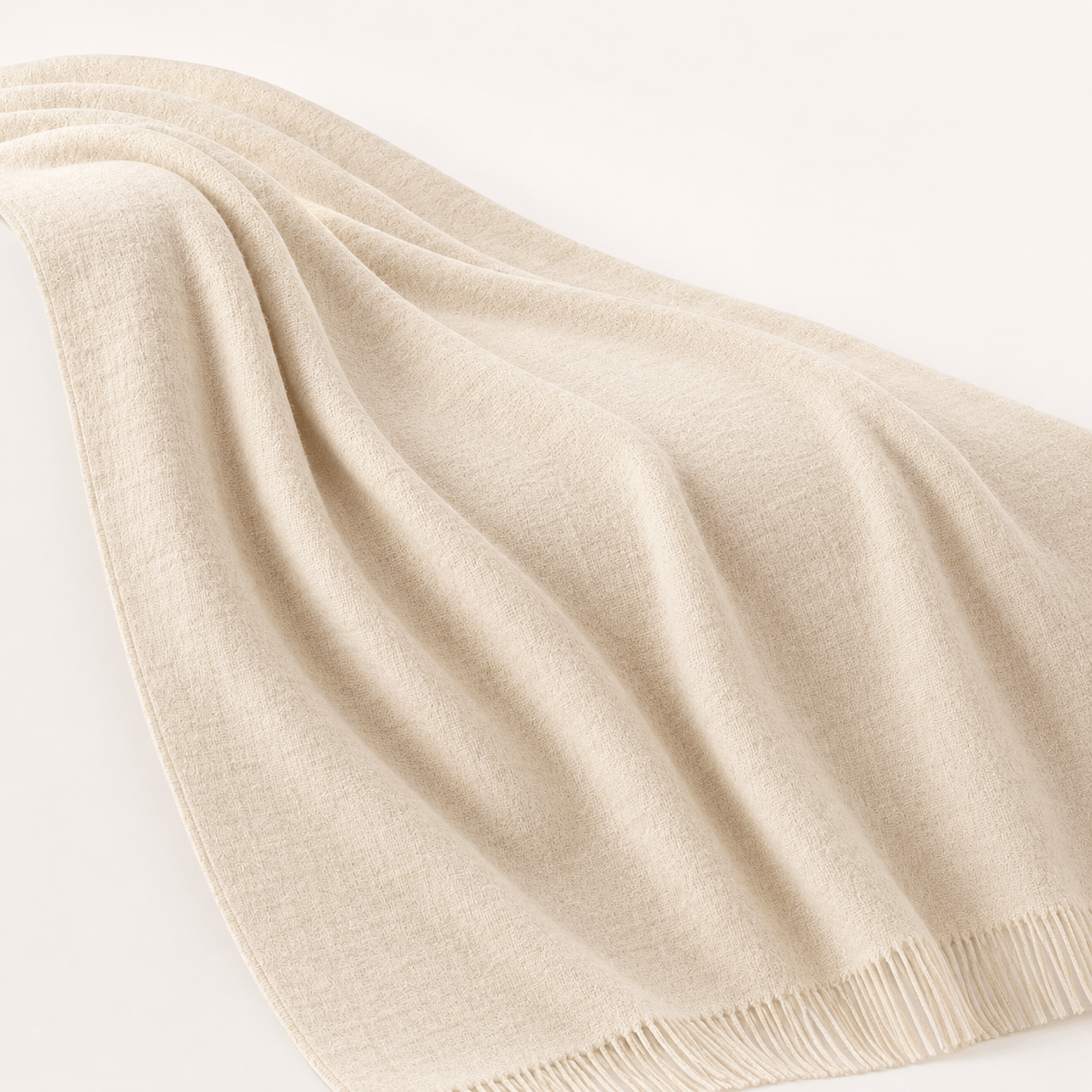 Chunky Knit Cotton Throw