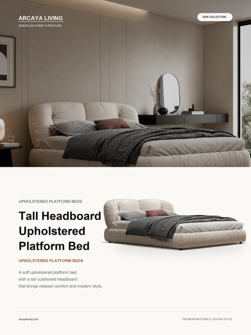 Upholstered Platform Beds brochure cover