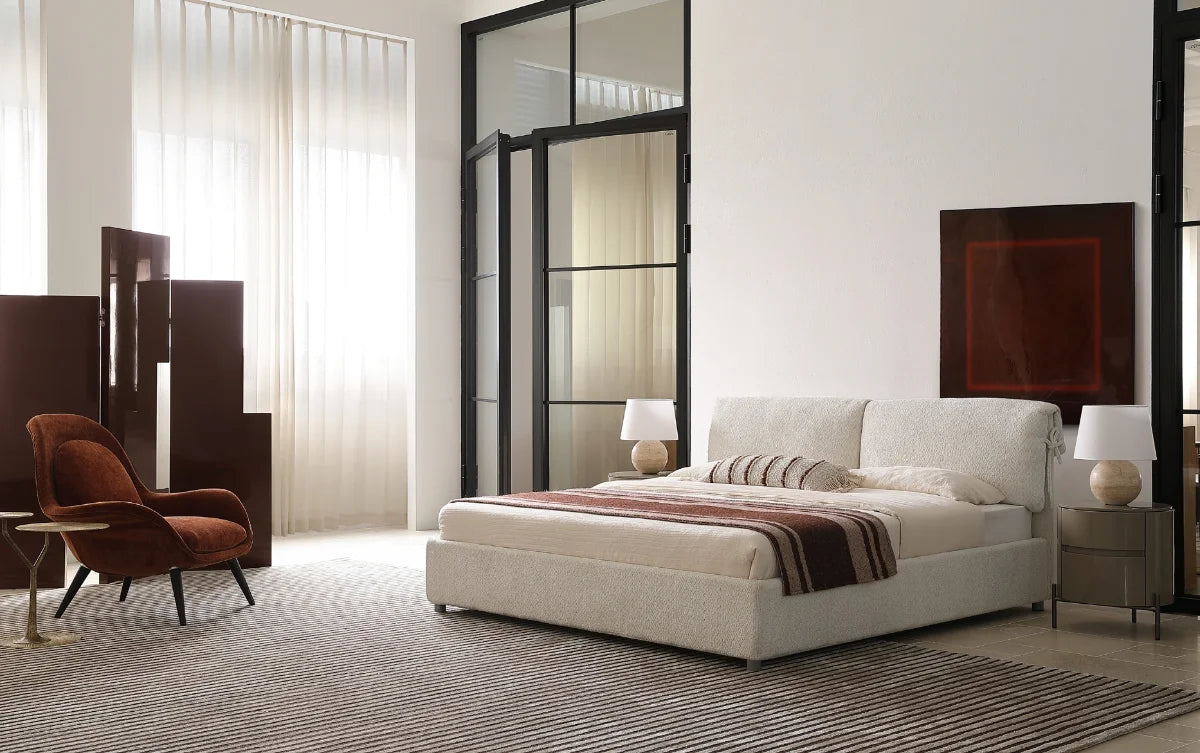 Upholstered Platform Beds in a modern room
