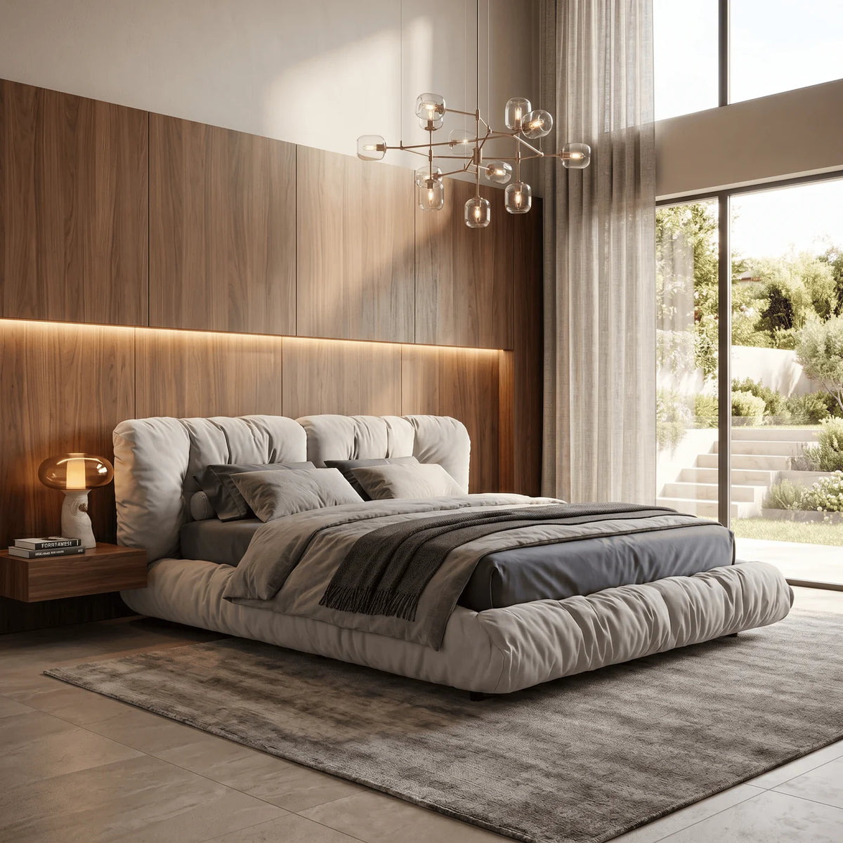 Upholstered Platform Beds in a modern room