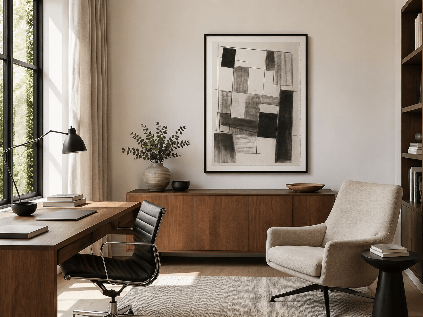 Wall Art in a modern room