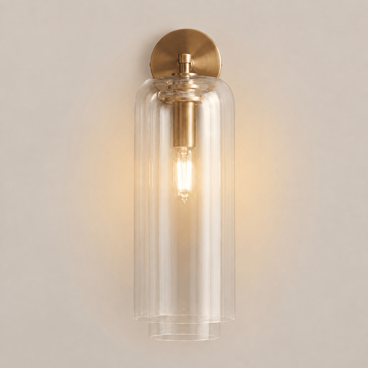 Brass Ring Wall Sconce