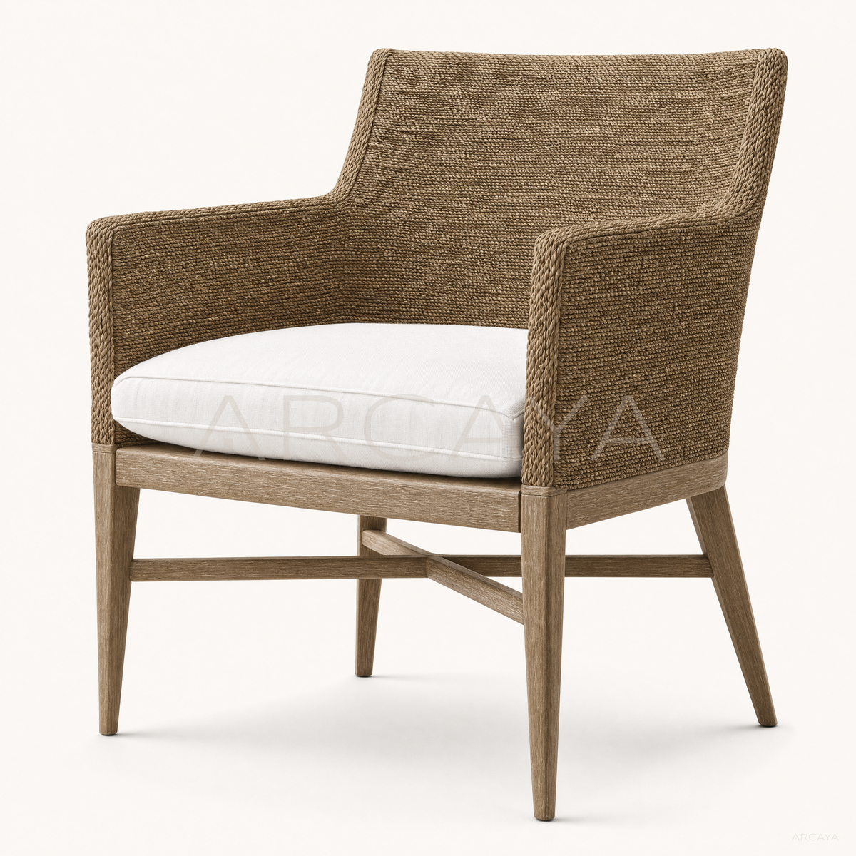 Isla Woven Dining Armchair