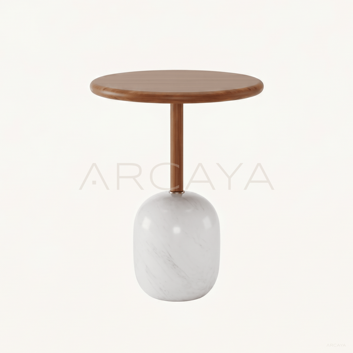 Geometric Metal Side Accent Table