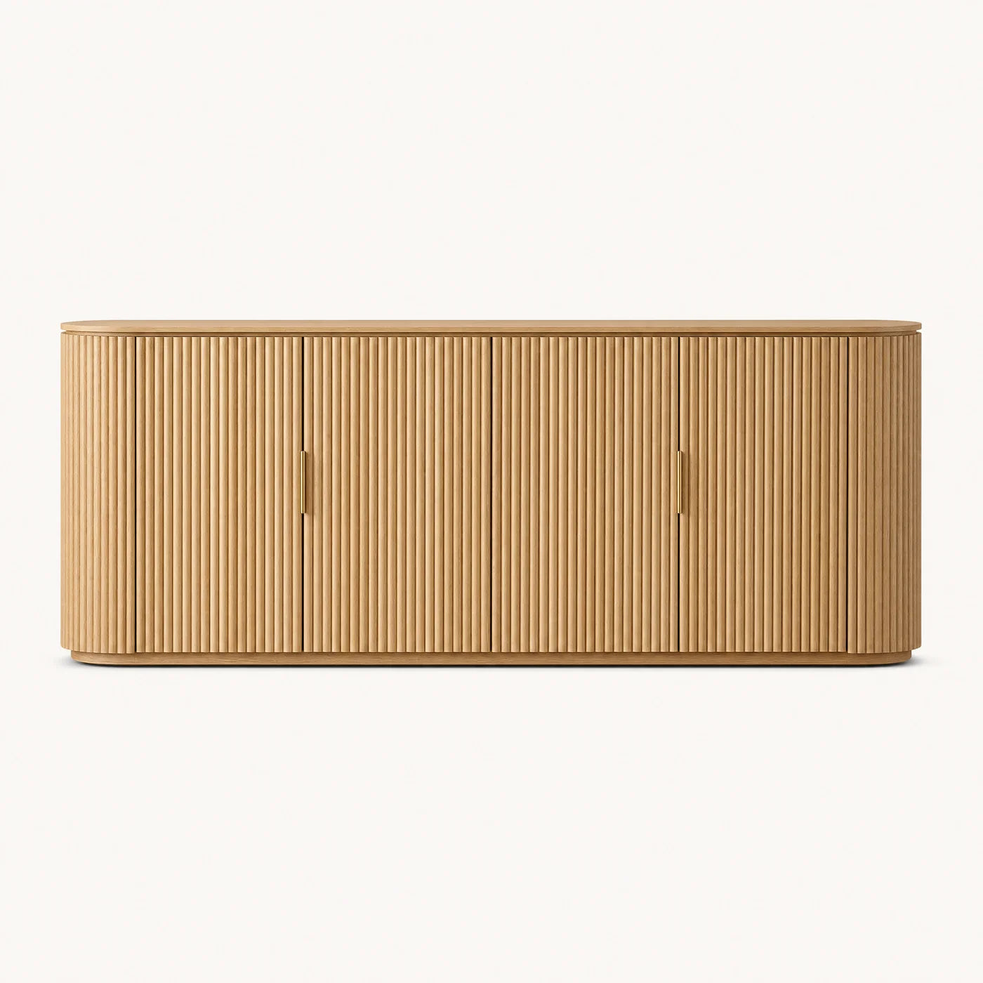 Fluted Oak Sideboard