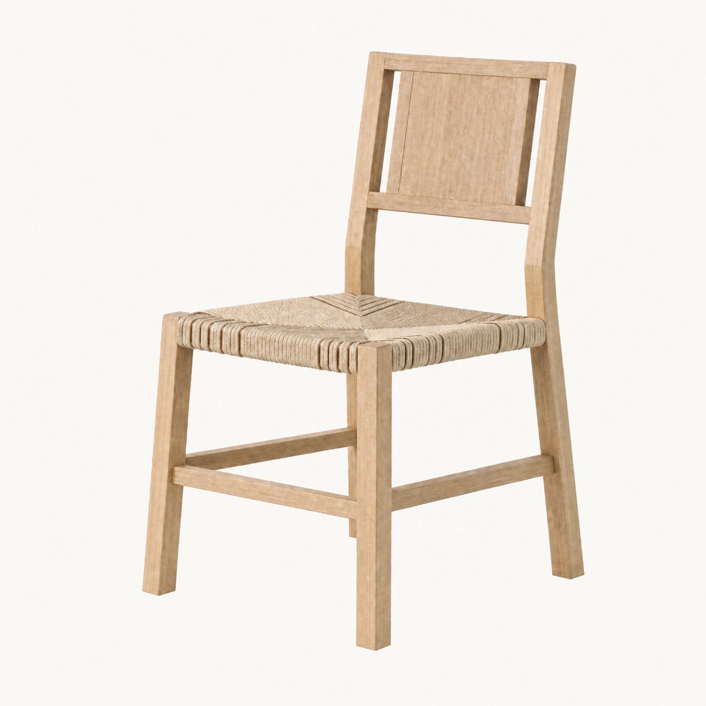 Rush Seat Oak Dining Chair