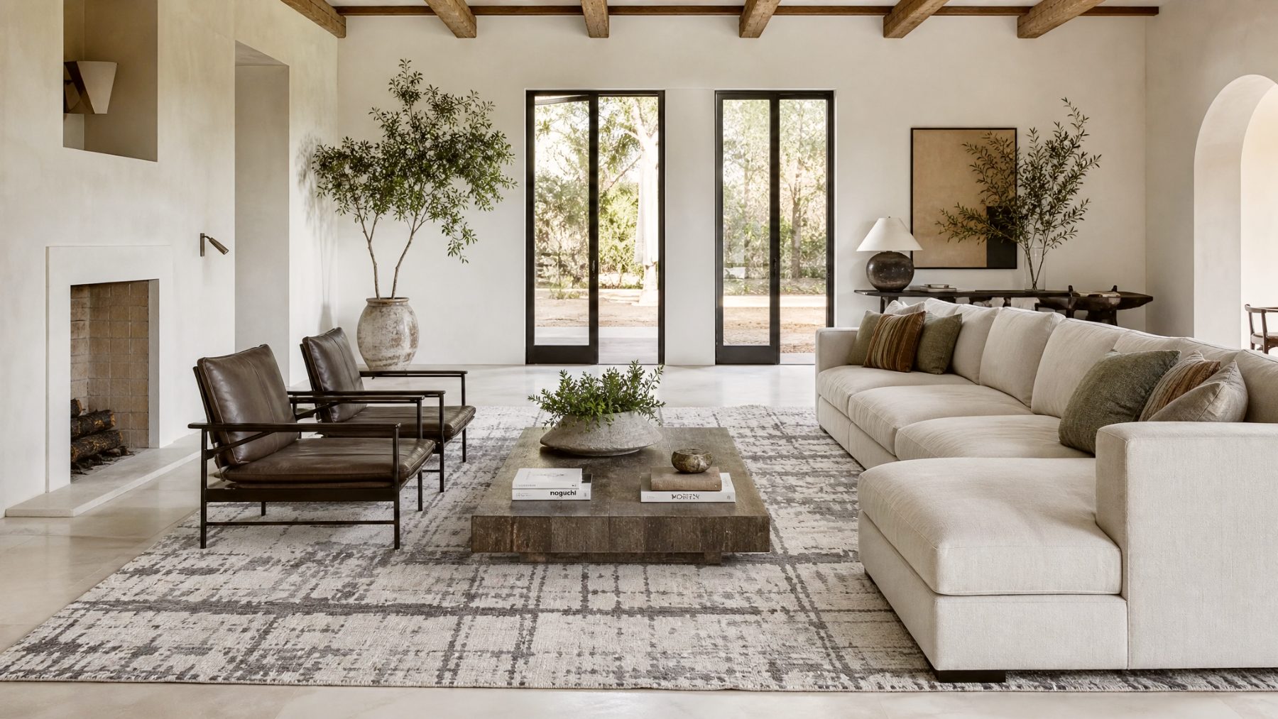 Wool Rugs in a modern room