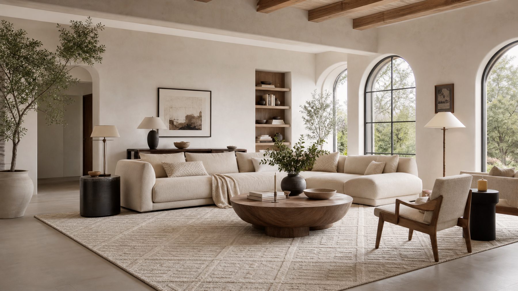 Wool Rugs in a modern room