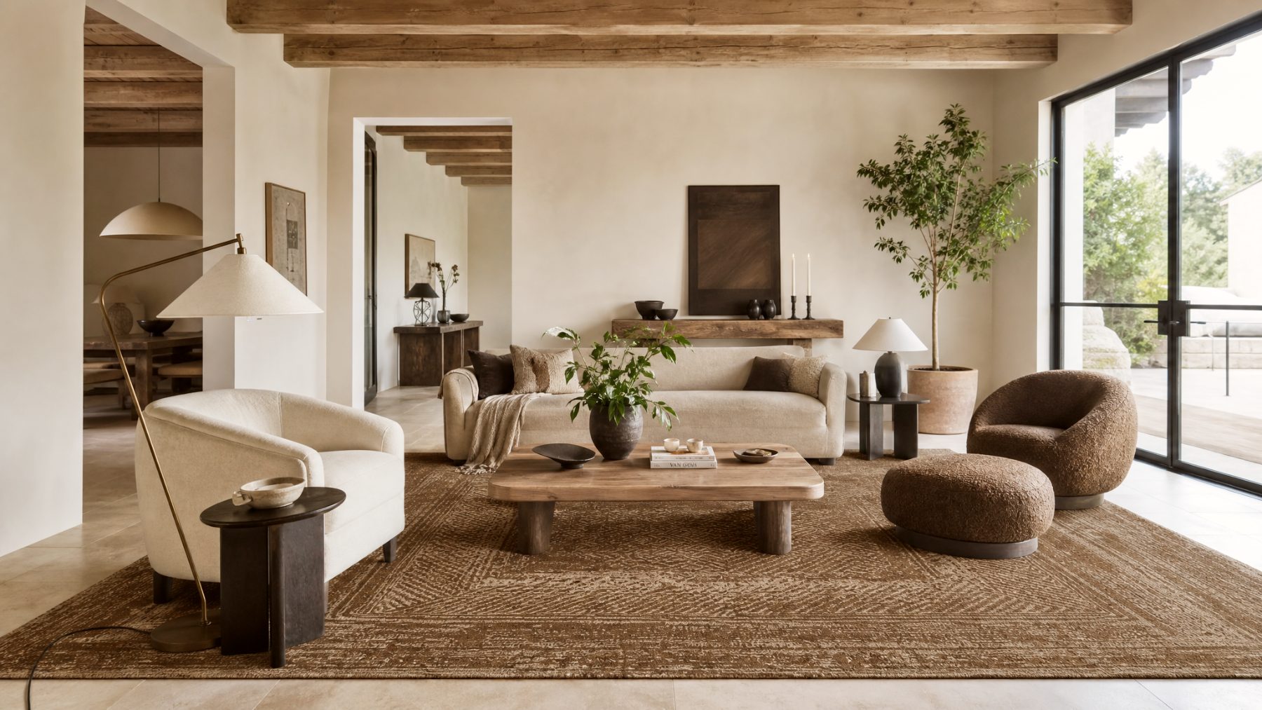 Wool Rugs in a modern room
