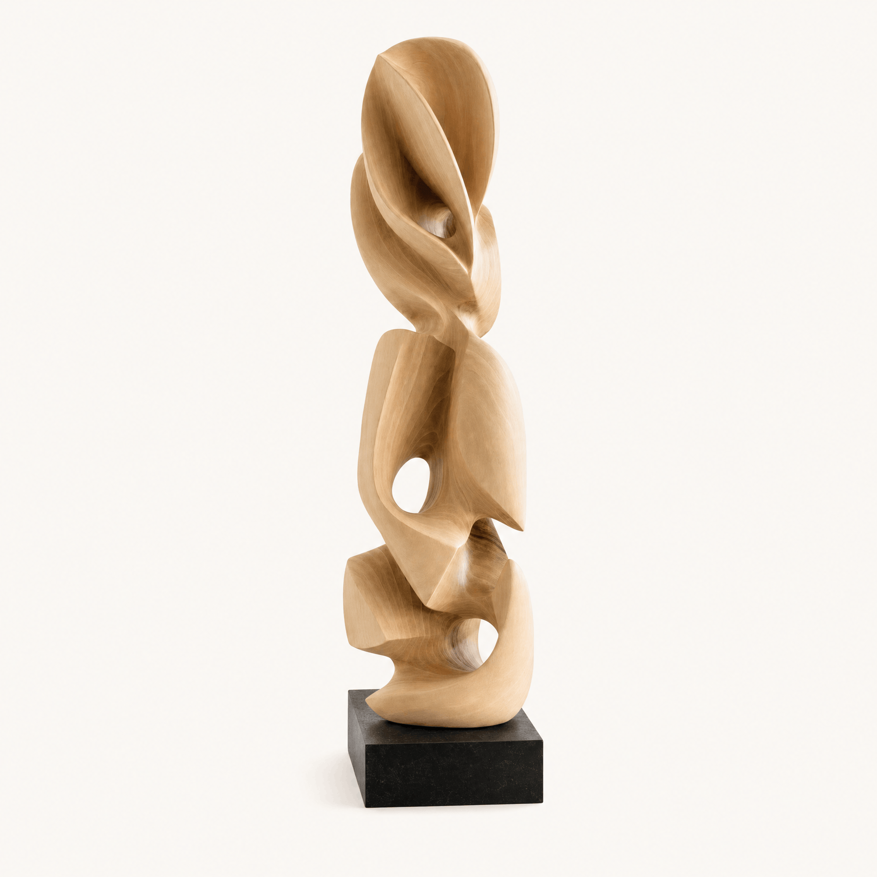 Light Wood Abstract Totem — product view