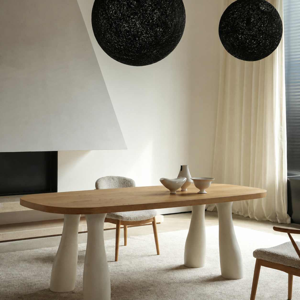 Ivory Meadow Dining Table