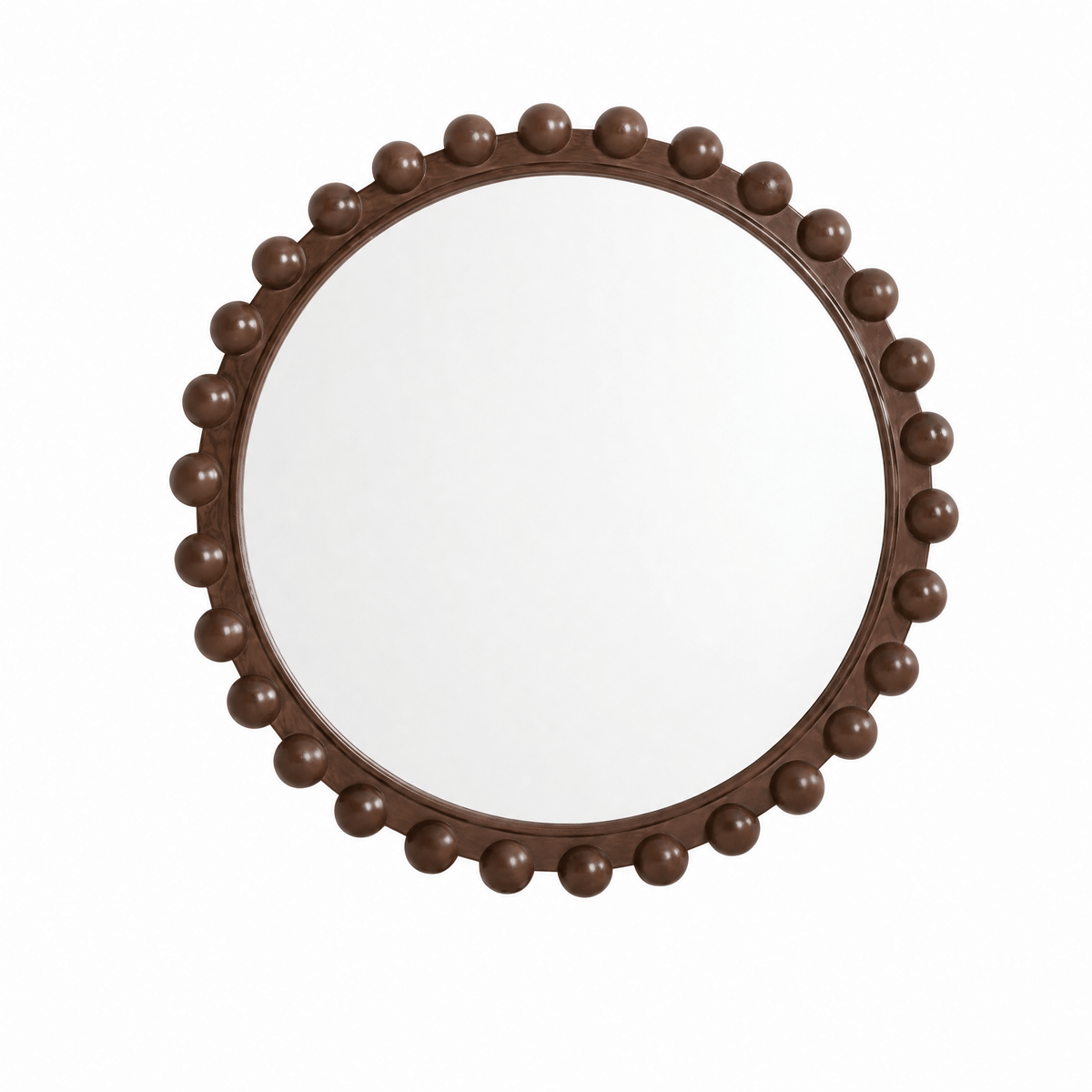 Beaded Round Mirror — product view