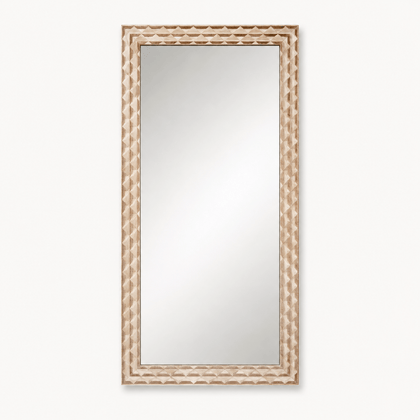 Ivory Carved Mirror — product view