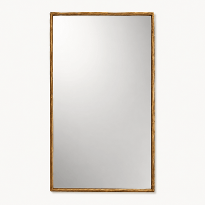 Slim Brass Mirror — product view