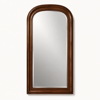 Walnut Arch Mirror — product view