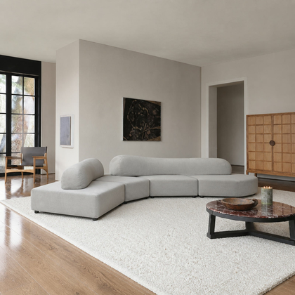 Della Stone Straight Sofa