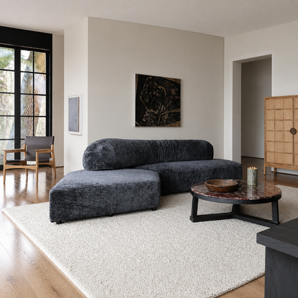 Della Stone Straight Sofa