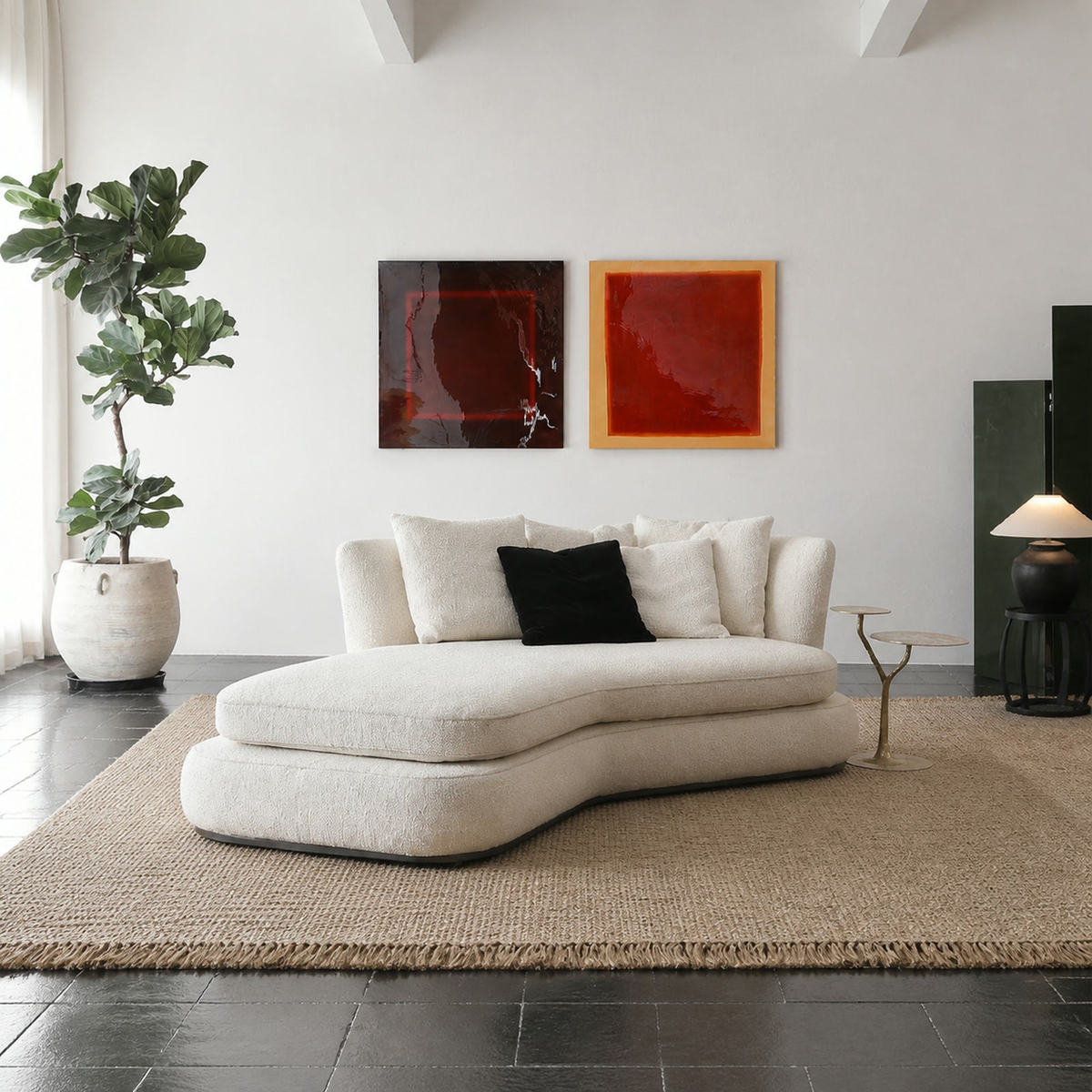 Elodie Field Straight Sofa