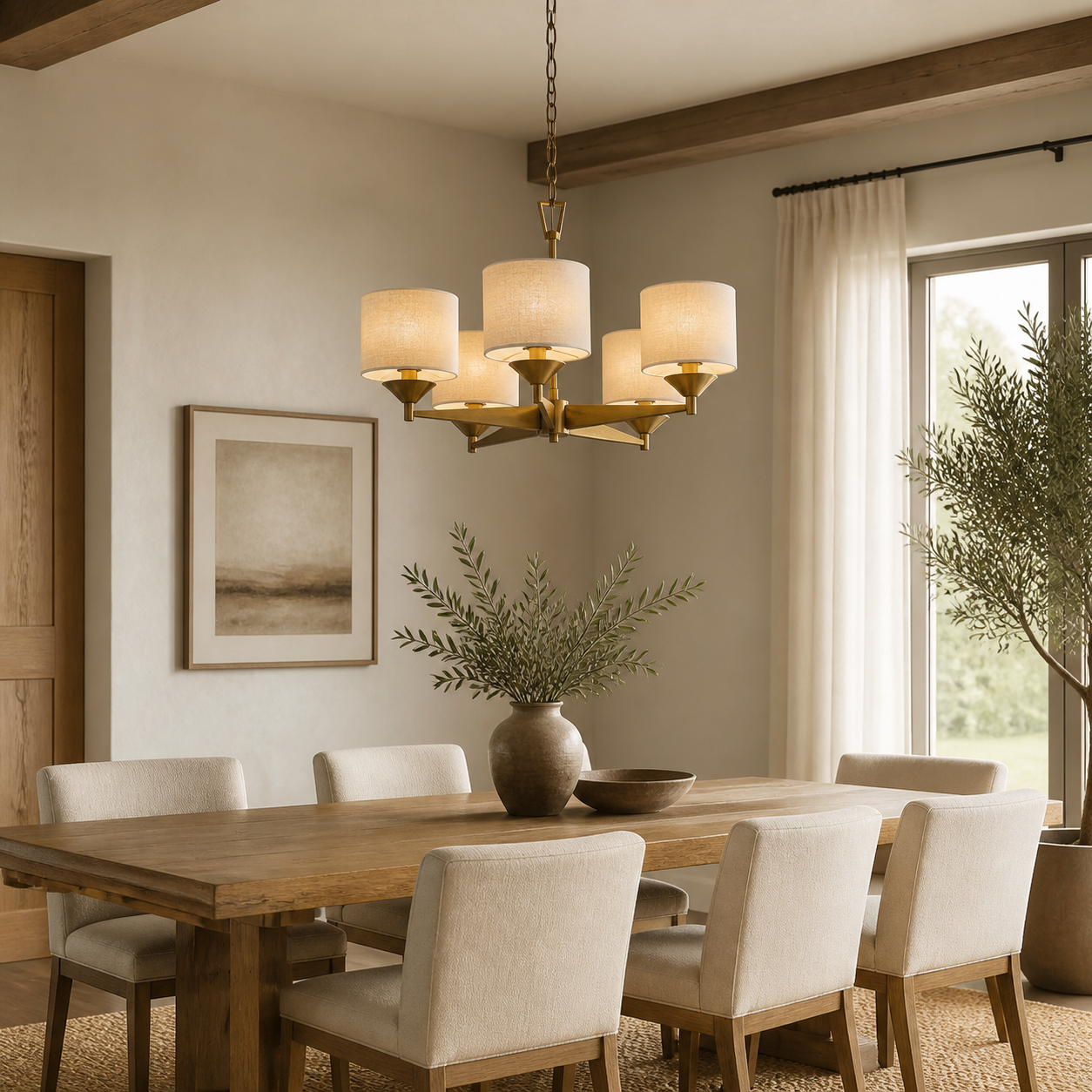 Isolde Orchard Pendant Light in a finished interior.