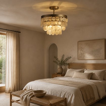 Hesper Ridge Ceiling Light — styled interior view 01