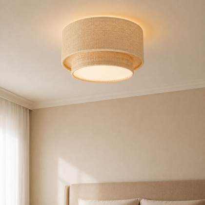 Aveline Wharf Ceiling Light — styled interior view 01
