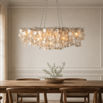 Lucent Wharf Pendant Light — styled interior view 01