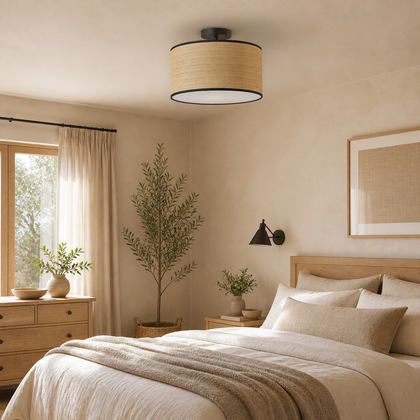 Aveline Terrace Ceiling Light — styled interior view 01