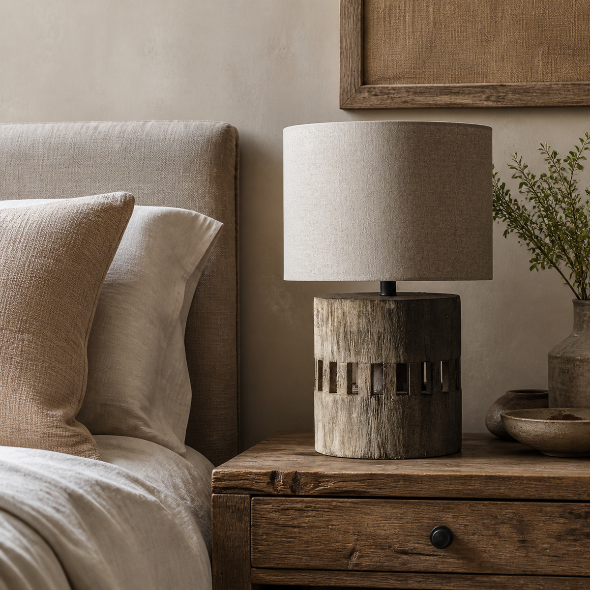 Hesper Wharf Table Lamp in a finished interior.