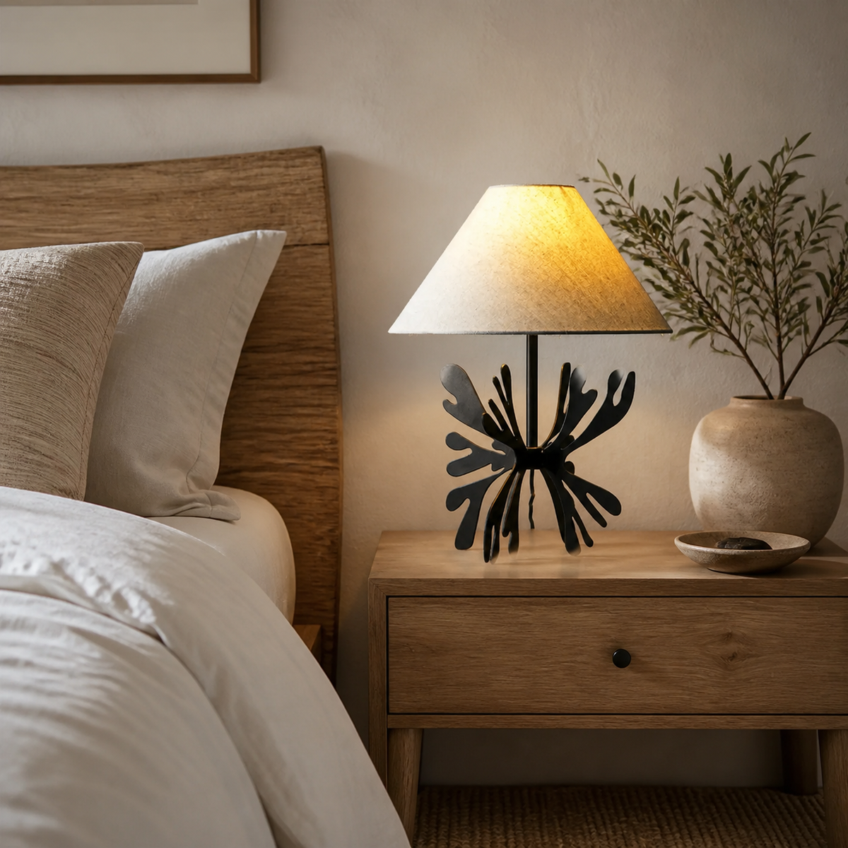 Aveline Ridge Table Lamp in a finished interior.