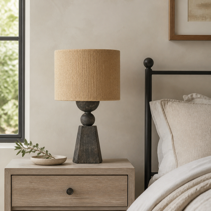 Dorian Terrace Table Lamp — styled interior view 01