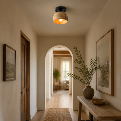 Lucent Terrace Ceiling Light — styled interior view 01