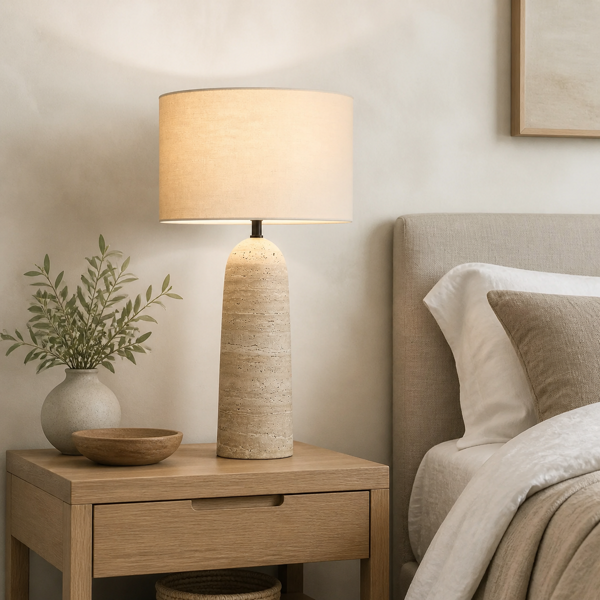 Jovian Meadow Table Lamp in a finished interior.