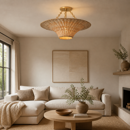 Jovian Orchard Ceiling Light — styled interior view 01
