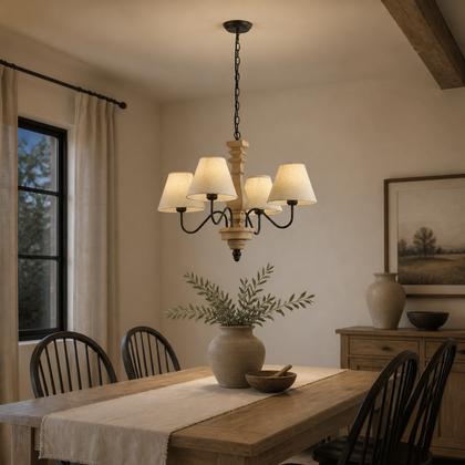 Lucent Ridge Pendant Light — styled interior view 01