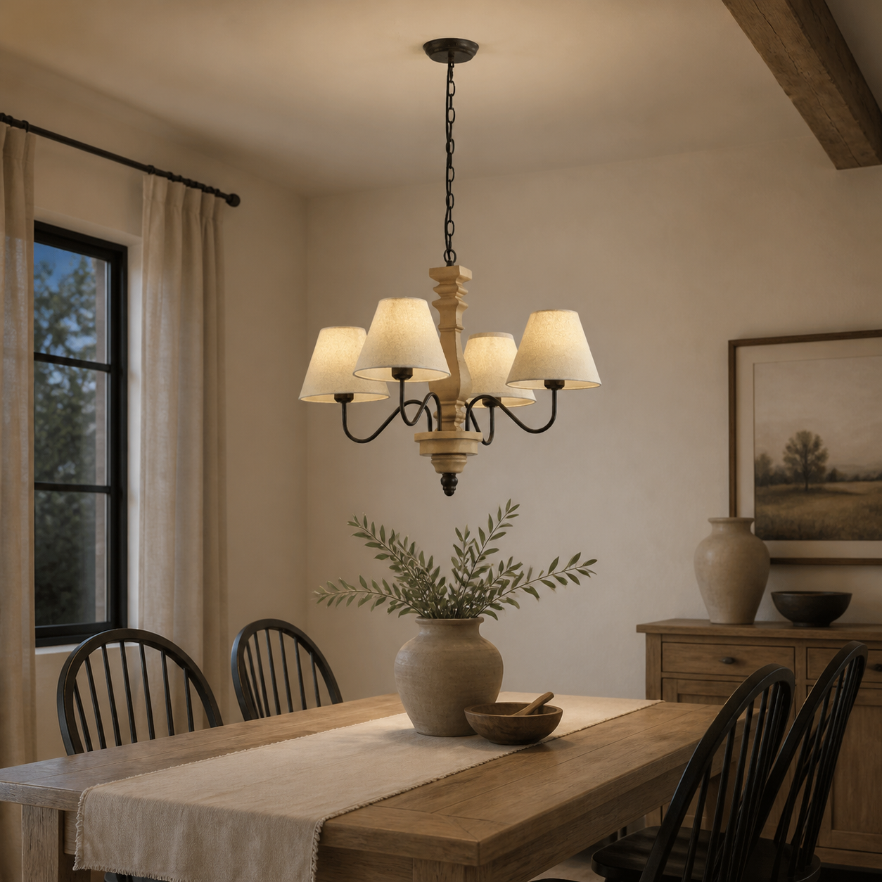 Lucent Ridge Pendant Light in a finished interior.