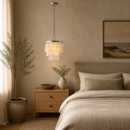 Bellamy Orchard Pendant Light — styled interior view 02
