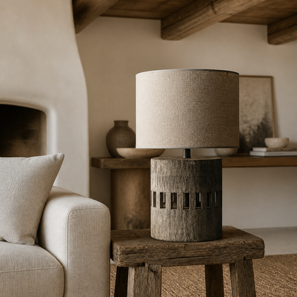 Hesper Wharf Table Lamp — styled interior view 02