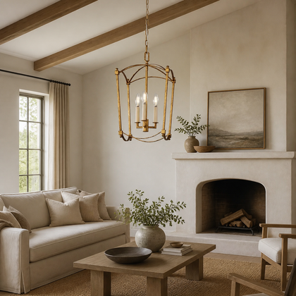 Fiora Vale Pendant Light — styled interior view 02