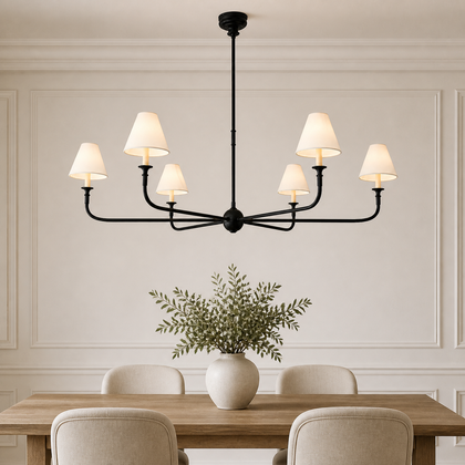 Isolde Wharf Pendant Light — styled interior view 02