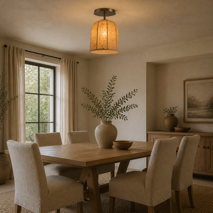 Hesper Orchard Ceiling Light — styled interior view 02