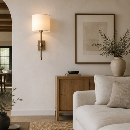Lucent Cove Table Lamp — styled interior view 02