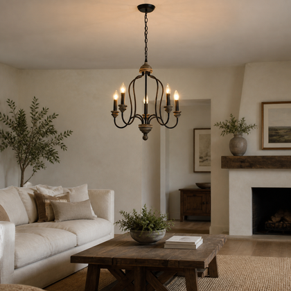 Isolde Terrace Pendant Light — styled interior view 02