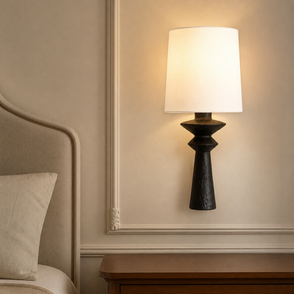 Bellamy Grove Table Lamp — styled interior view 02